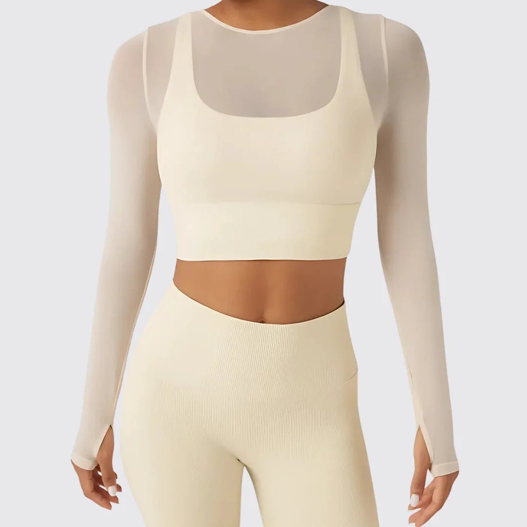 Long Sleeve Thumb Hole Yoga Top - Leafrog Official