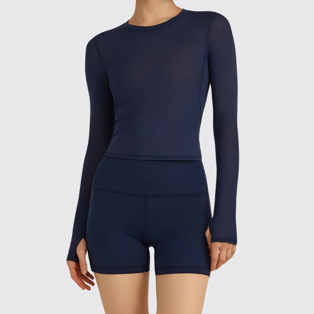 Breathable Mesh Longline Top - Leafrog Official