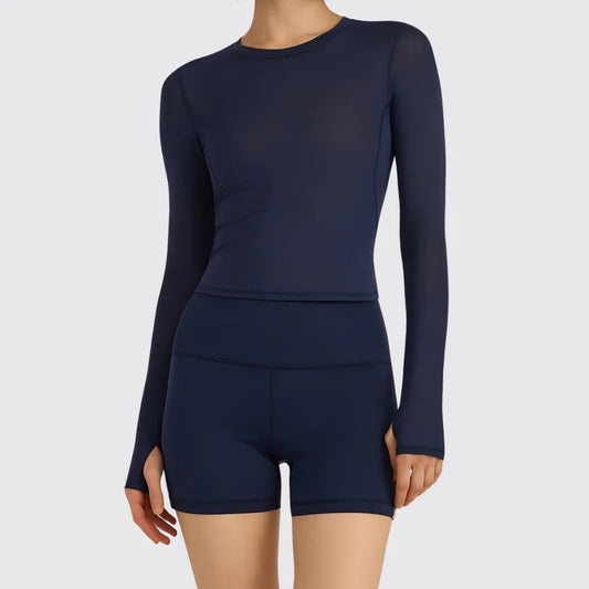 Breathable Mesh Longline Top - Leafrog Official